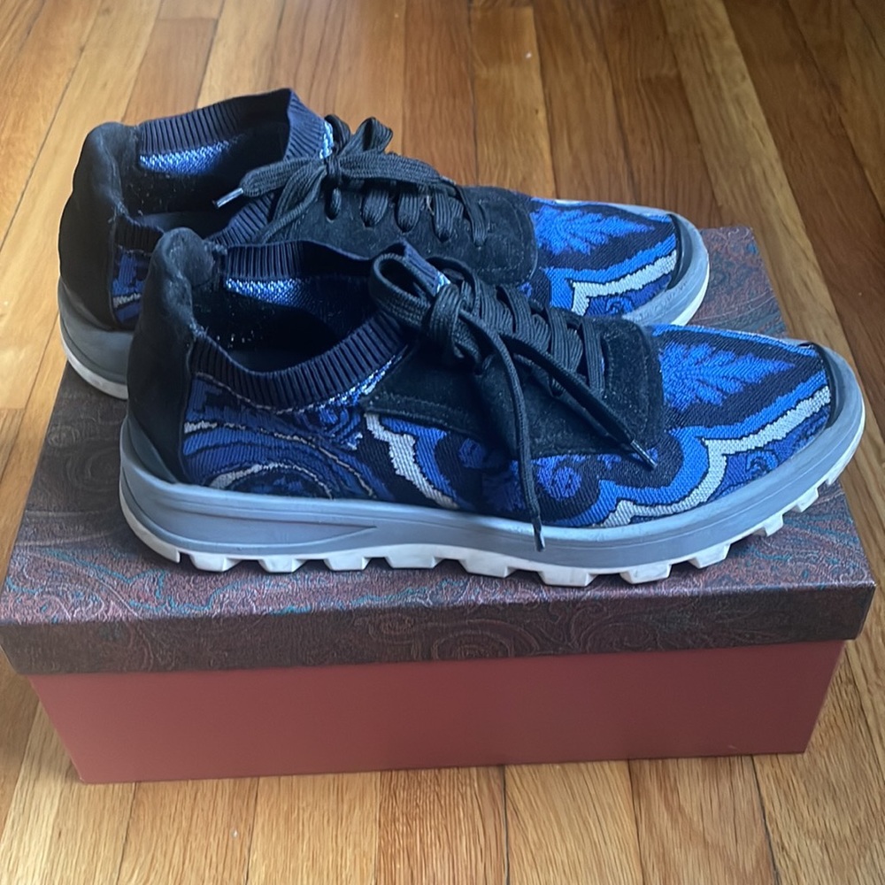 Etro men’s knit sock shoes